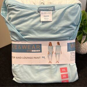 Wake & Wear by Ink + Ivy Woman's Lounge Set Size XXL New With Tags